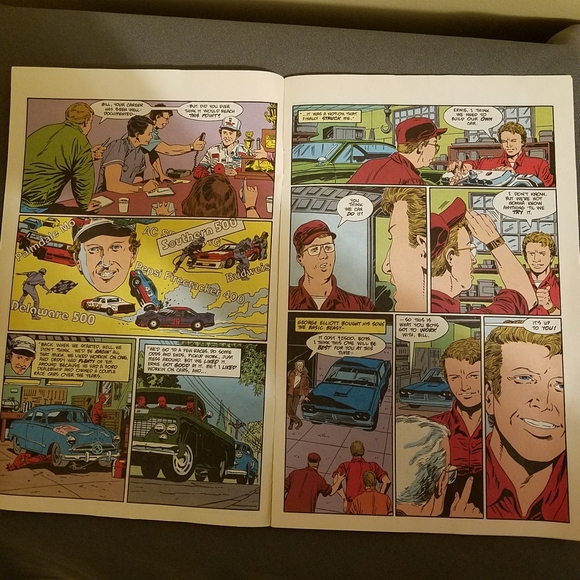 VTG comic book the Legends of NASCAR starring Bill Elliott 1991 - Picture 9 of 10